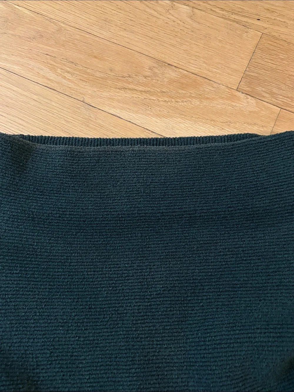 Free People Ottoman Slouchy Tunic Long Sleeve Sweater Medium Dark Teal Ribbed